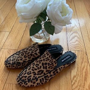 Leopard Print Mules